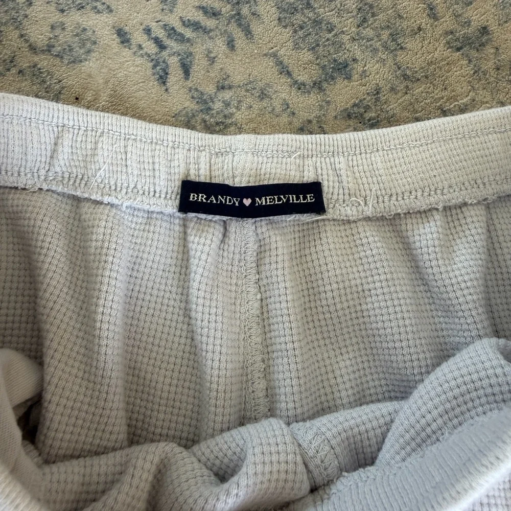 Brandy Melville Grey Lounge Shorts - Picture 3 of 5